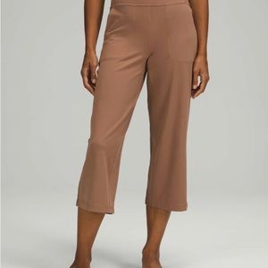 Lululemon Align Wide Leg Pants Cacao High Rise Cropped Size 6
